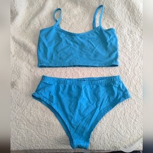 CLUBEXX co-ord set for Pole Dance Size L Blue